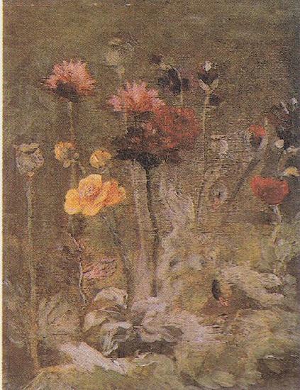 Vincent Van Gogh Still Life with Scabiosa and Ranunculus